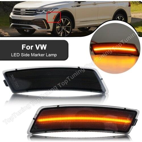 2X For VW Beetle 2012 2013 2014 2015 2016 2017 2018 For VW Tiguan 2018 2019 2020 2021 LED Side Marker Light Lamp OEM#:5C5945071A