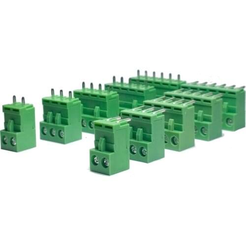 6 pcs/lot HT5.08 2P 3P 4P 5P 6P 8P 300V 10A Electric Splice Terminals Wire Connector Flame Retardant Nylon Plastic Shell