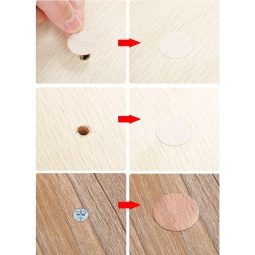 60Pcs 20mm Wooden Furniture Self Adhesive Cabinet Screw Cap Covers Hole Stickers