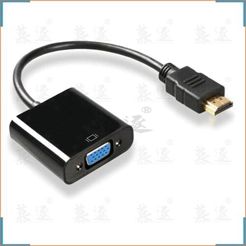 1080P HDMI-compatible to VGA Adapter Digital to Analog Converter Cable For Xbox PS4 PC Laptop TV Box to Projector Displayer HDTV