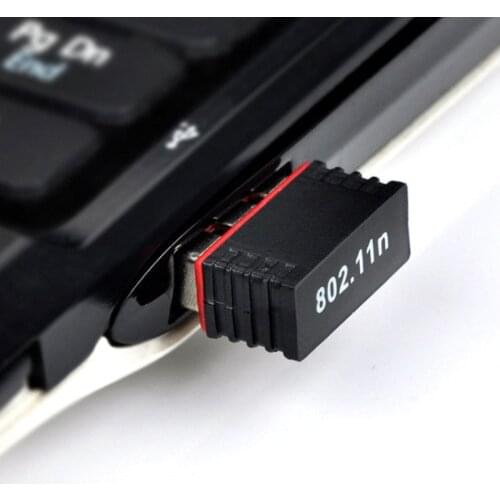 1 Pcs Wireless USB WiFi Adapter 150Mbps Wi Fi Antenna PC Mini Internet Network Card LAN Dongle Adapter Ethernet Receiver Wi-fi