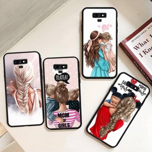 Super girl mom baby mama Phone Case For Samsung A50 A51 A71 A20E A20S S10 S20 S21 S30 Plus ultra 5G M11 cover funda coque