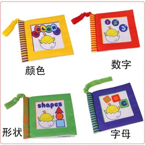 Baby Fun Soft Cloth Book Cloth Fabric Infant Educational Large Toys For Children Kids Early Learning Reading 0-12 Months Books