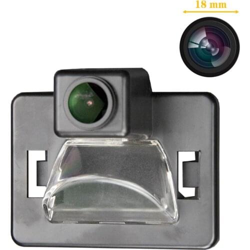 Freezzmi HD Car Rear View Reverse Camera Plate Light for Mazda 5 Mazda5 MPV Ford i-MAX 2004~2010 Night Vision Waterproof