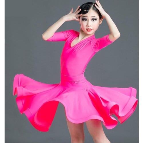 Girls Carnival Jazz dancewear costume Kids Modern Latin Ballroom Party Dancing Dress Child Dancing dress wear clothes For Girls