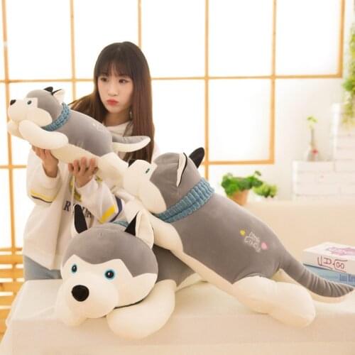 Kawaii Big Doll L40/70/90/120CM Dog Plush Toy Sleeping Pillow kawaii Room Decor Boy Girl Birthday Gift