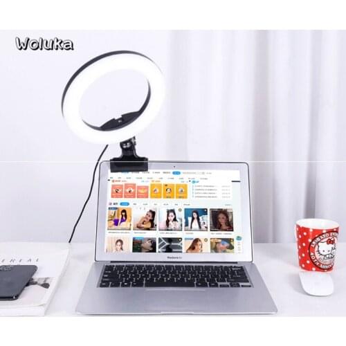 Ring light with clip Desktop Small Photograph Live lighting T18