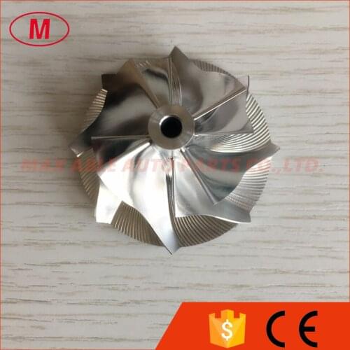KP39 5443-123-2023 33.50/46.00mm 4+4 blades high performance Billet/milling compressor wheel for 5439-970-0065/5439-970-0089