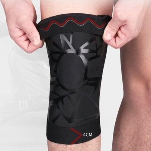 1pcs Sports knee pads compression anti-collision protection patella outdoor Unisex leg cover protector Fitness Support Braces