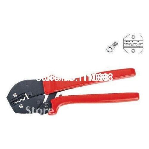 Non-Insulated Terminals Energy Saving Crimping Plier Crimper Capacity 1.5-6 Square mm AWG 16-10