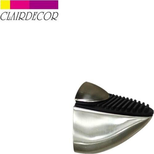 Zinc Alloy Adjustable Glass Clamps Glass Plated Brackets Satin Nickel Alloy Shelf Holder Support Clamp Holder For Glass Shelves