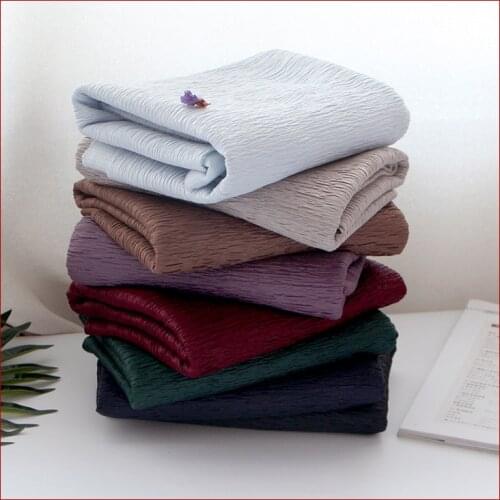 SMTA 50*150cm Sewing Fabric Cotton The Cloth Tissu Au Metre Flowers Kente Patchwork Fabrics Bark Texture Polyester 400g/m