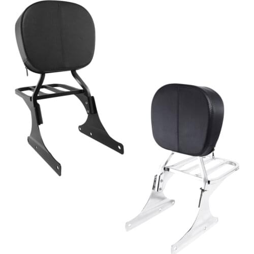 Motorcycle Backrest Sissy Bar Luggage Rack For Harley Fat Boy Softail Heritage Classic FXSTC FLST FLSTC FLSTNSE 1984-2005