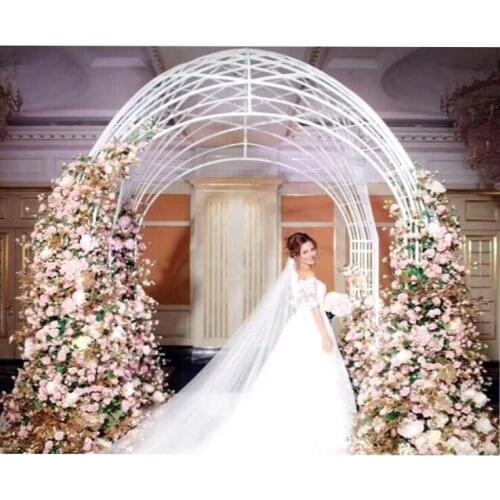 Wedding new qiansi xiting european-style round pavilion decoration ceremony pavilion flower house shelf princess pavilion veil