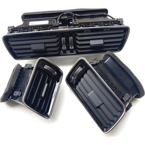 Car Center Console Piano paint Air Condition Vents For Vw Passat B6 B7 CC R36 3AB 819 701 A 3AB 819 702 A 3AD 819 728 A
