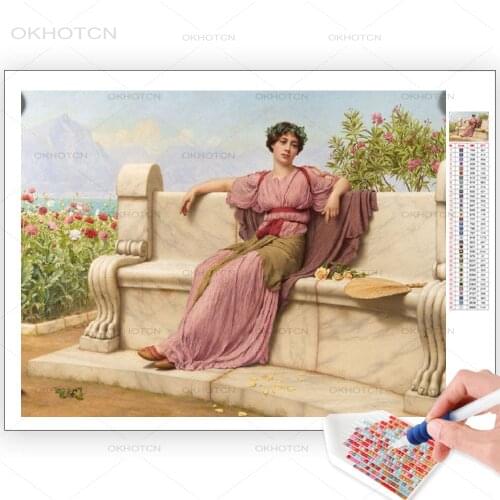 Vintage Portrait Diamond Painting Cross Stitch 5D Diy Diamond Embroidery Handmade Home Room Wall Decor Mosaic Art Print Decal