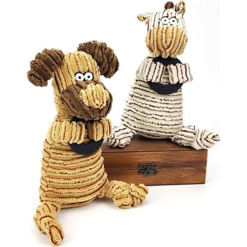 Funny Gadgets Things Puppies Big Dog Small Soft Toys Rubber Circle Toys Squeaker Pet Toy Dog Fox Donkey for Dogs Large Breeds