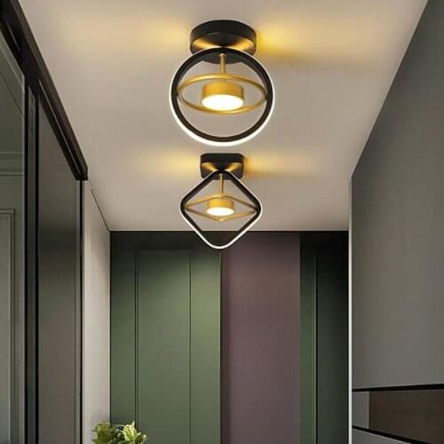 Nordic style Iron Led Ceiling Lamp Hotel Hallway Decoration Ceiling light Bedroom Corridor Restaurant Balcony Home Lighting