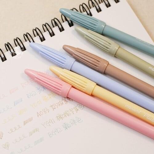 1Pcs Watercolor Pen Ins Korean Highlighter Drawing Pen Statioenry School Supplies Art Supplies