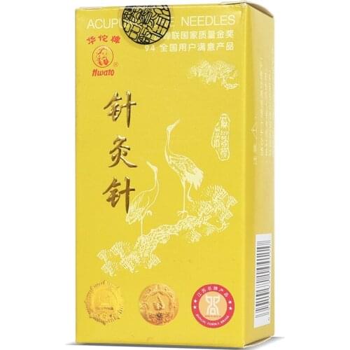 2 boxes 200pcs Hwato non-disposable acupuncture needles multiple silver needles medical sterile millimeter needles