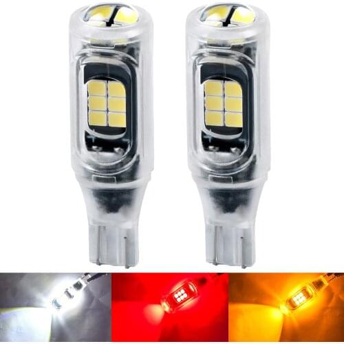 2Pcs W16W LED T15 LED Bulbs Car Lights Backup Reverse Lights Canbus T16 921 912 LED Brake Lamp Stop Tail Light White