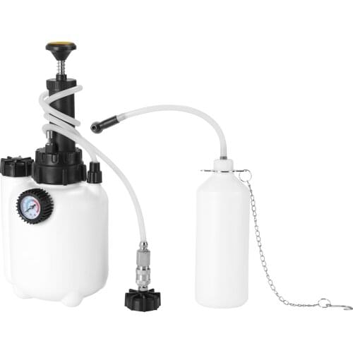 Automotive Brake System Bleeding Tool Fluid Pressure Brake Bleeder Car Oil Change Device Brake Bleeder Kit with Pressure Gauge