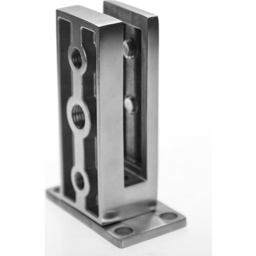 316 Stainless Steel Frameless Balustrade Glass Railing Mini Side Mount Spigot