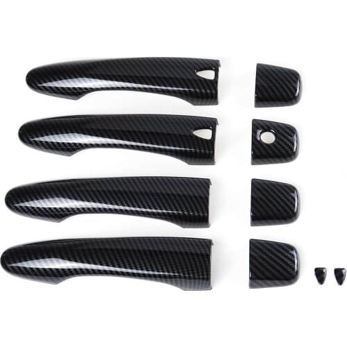 For Nissan Maxima 2016 2017 2018 2019 Carbon Fiber Exterior Door Handle Cover Trim Car-styling Auto Accessories