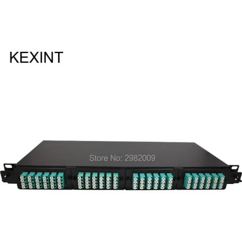 FTTH High Quality 96 Port Fiber Optic Patch Panel MPO/MTP Cassette 96 Core For LC Quad Adapter Max Modular