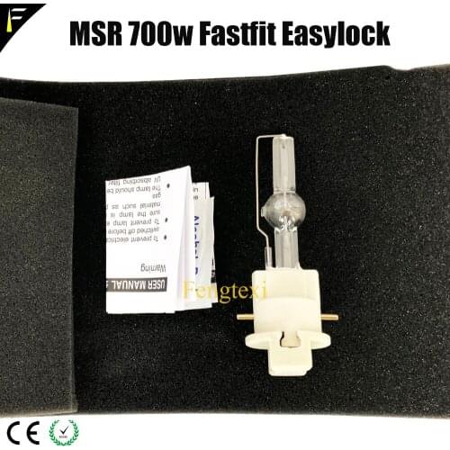 Halide Lamp MSR 700/2 Gold Mini msr700 Fast fit PGJX28 7200K Beam Light Bulb Traditional Moving Head Lamp Bulb msr700 Easylock
