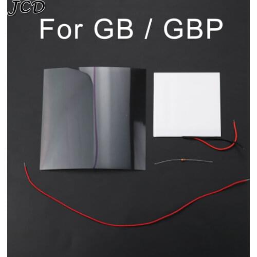 JCD DIY For Nintendo Gameboy DMG 001 GB GBP Backlit Mod Use Cool White LCD Panel To HighLight Screen Behind