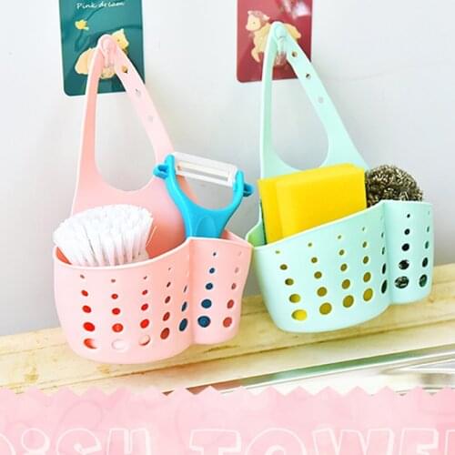 Kitchen Accessories Kitchen Drain Holder Rubber Sponge Storage Rack Basket Wash Cloth Organizer Bathroom Toilet Soap Shelf