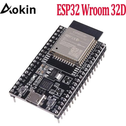 Aokin esp32-devkitc-32d Development Board ESP32 Wroom 32D WiFi Bluetooth