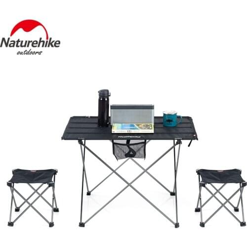 Naturehike factory sell Outdoor Folding Table Ultra-light Aluminum Alloy Structure Portable Camping Foldable Picnic Table