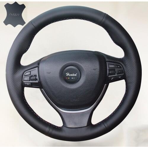 Braiding cover for Steering Wheel Cover for BMW F10 2014 520i 528i 2013 2014 730Li 740Li 750Li