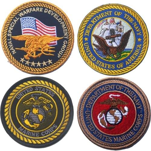 US MARINE CORPS MARINES SEMPER FI USMC Patch THE Department of NAVY SEAL US MARINE NSWDG DEVGRU MILITARY PATCH BADGE