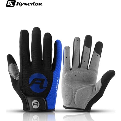 Kyncilor Gloves Outdoor Sports Cycling Running Hiking Anti Slip Pad Breathable Motorcycle MTB Road Hiking Gloves For Men Women
