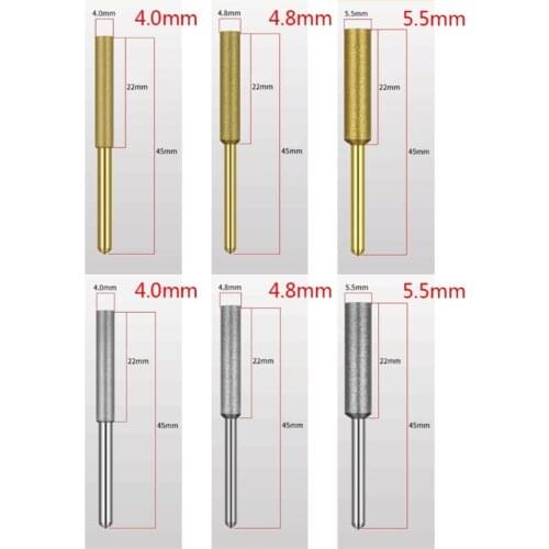 M89B Chain Saw File 4/ 4.8/ 5.5mm Suitable for Chainsaw Polishing Jade Glass Etc. Durable Chain Saw File Rotary Tool