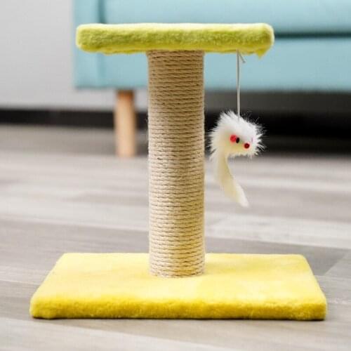 Cat Scratcher Climbing Small Tree Frame Board Kitten Cat Toys Scraper Board Scratching Post For Pets Play Game Jumping Game Toys