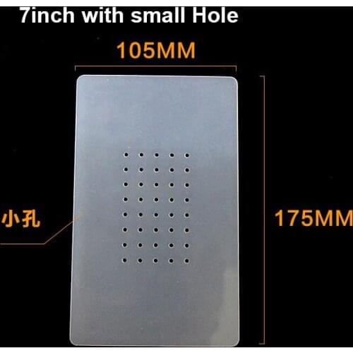 High Temperature Resistant Non-slip Gasket Heat Insulation Silicone Pad For LCD Separator Machine OCA repairing Mat with Holes