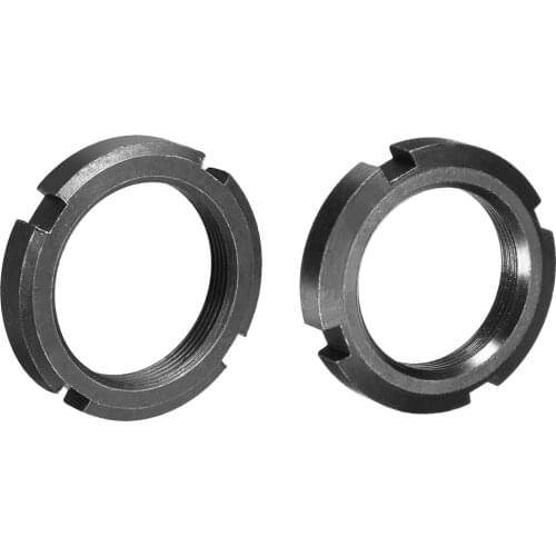 Uxcell 2pc Retaining 4-Slot Slotted Round Nuts M40/M42/M45/M35/M50/M50/M55/M56/M60 for roller bearing axial shaft pump valve