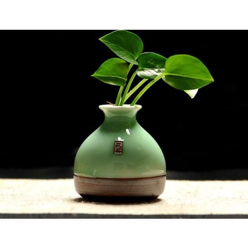 Vase small fresh Ceramic Vase ornament living room Flower Planter hydroponic container ceramic small vase porcelain