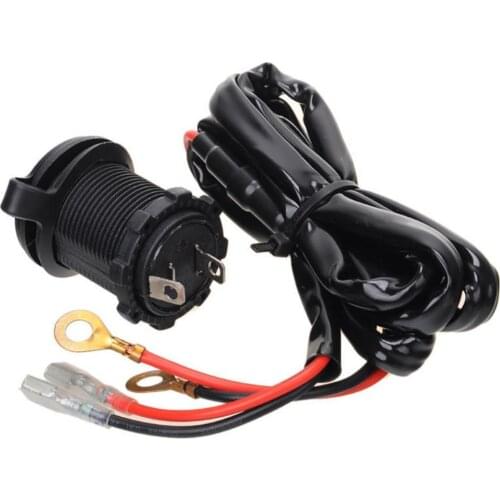 80% Hot Sell Waterproof Motorbike Motorcycle Car Cigarettes Lighter Socket Power Outlet 12V-24V