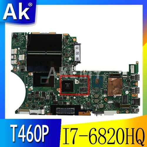 01AV866 01YR841 For LENOVO Thinkpad T460P I7-6820HQ GT940M Notebook Mainboard BT463 NM-A611 N16S-GTR-S-A2 Laptop motherboard