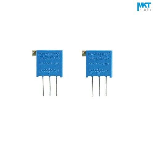 100Pcs 3296X 200/2K/20K/200K Ohm B-Type Linear Precision Cermet Rotary Trimmer Potentiometer Knob,Variable Resistor