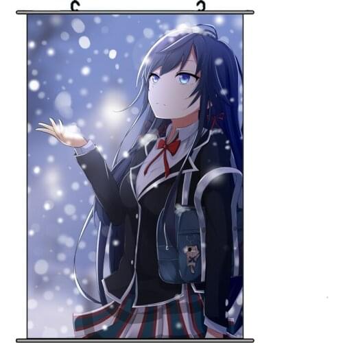 Anime My youth romantic comedy is wrong as I expected Wall Scroll HD Print Scroll DIY Poster Home Decor