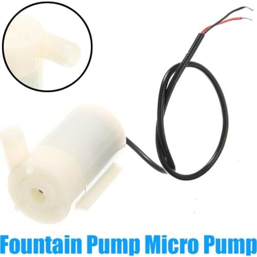 DC 3V - 6V Low Power Mini Submersible Water Pump 3L/Min for Fish Tank Aquarium Fountain Pump Vertical Micro Pump 43X23mm