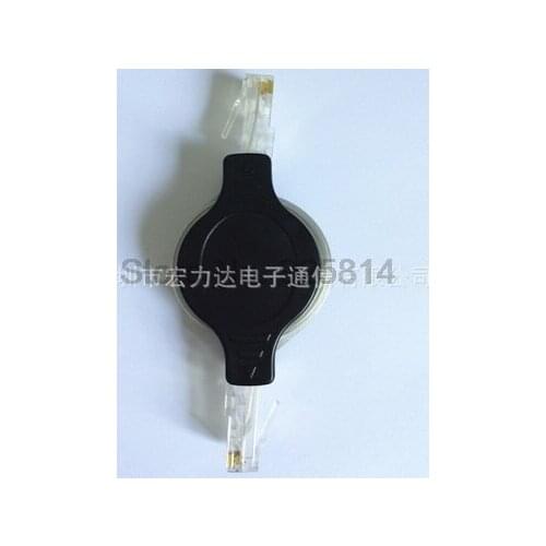 By dhl or ems 100pcs 5FT/1.5M Retractable LAN Ethernet Cable RJ45 Cat5 Network Cable