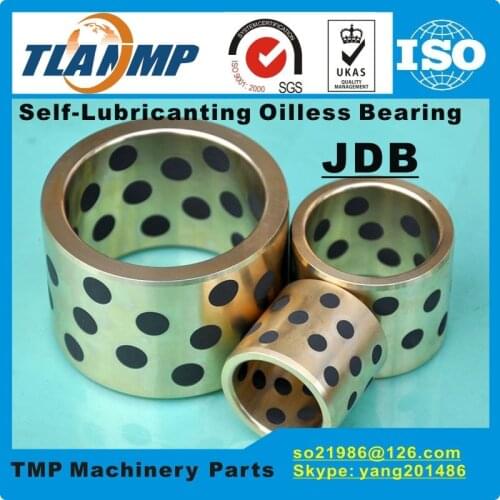 JDB162410 , JDB162415 , JDB162420 , JDB162425 , JDB162430 , JDB162440 , JDB162450 graphite Copper Bushings, Oil Free Bearings