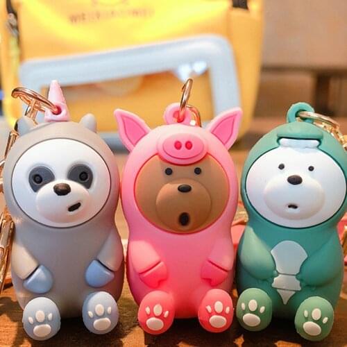Cute Plush Toys Kawaii Bag Backpack Pendant Keychain Hanging Drop Animals Kids Toys for Children Girl Birthday Gift Hamster Doll